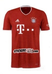 Sticker Trikot Home - Fc Bayern Munchen 2020-2021 - Panini