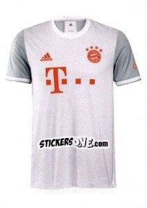 Sticker Trikot Away - Fc Bayern Munchen 2020-2021 n. 10 - Panini