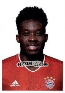 Figurina Alphonso Davies - Fc Bayern Munchen 2020-2021 - Panini