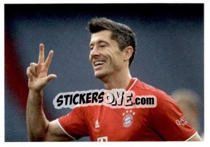 Sticker Robert Lewandowski - Fc Bayern Munchen 2020-2021 n. 111 - Panini