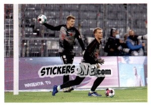 Sticker Alexander Nübel / Manuel Neuer - Fc Bayern Munchen 2020-2021 - Panini