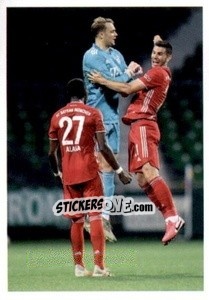 Sticker David Alaba / Manuel Neuer / Lucas Hernández - Fc Bayern Munchen 2020-2021 - Panini
