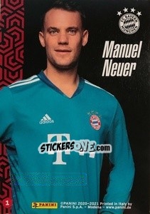 Figurina Manuel Neuer - Fc Bayern Munchen 2020-2021 - Panini