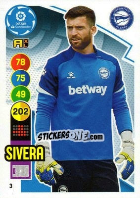 Figurina Sivera - Liga Santander 2020-2021. Adrenalyn XL - Panini