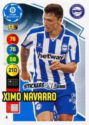 Cromo Ximo Navarro - Liga Santander 2020-2021. Adrenalyn XL - Panini