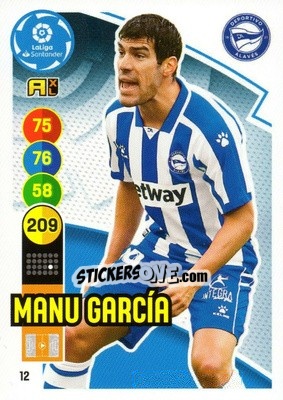 Cromo Manu Garcia - Liga Santander 2020-2021. Adrenalyn XL - Panini