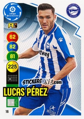 Sticker Lucas Pérez - Liga Santander 2020-2021. Adrenalyn XL - Panini