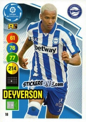 Sticker Deyverson - Liga Santander 2020-2021. Adrenalyn XL - Panini