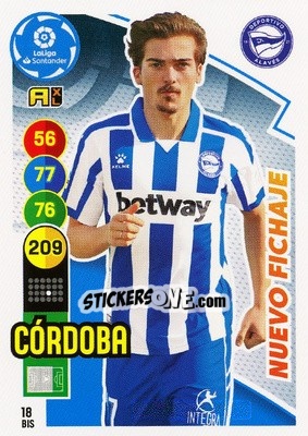 Figurina Córdoba - Liga Santander 2020-2021. Adrenalyn XL - Panini