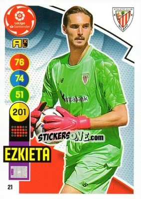 Sticker Ezkieta - Liga Santander 2020-2021. Adrenalyn XL - Panini