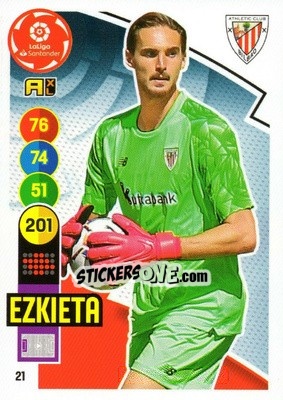 Figurina Ezkieta - Liga Santander 2020-2021. Adrenalyn XL - Panini