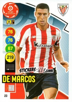 Sticker De Marcos - Liga Santander 2020-2021. Adrenalyn XL - Panini