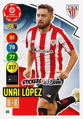 Figurina Unai López - Liga Santander 2020-2021. Adrenalyn XL - Panini