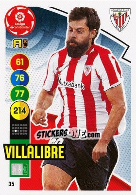 Figurina Villalibre - Liga Santander 2020-2021. Adrenalyn XL - Panini