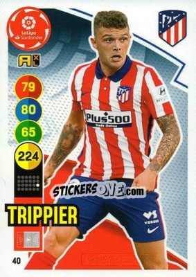 Cromo Trippier - Liga Santander 2020-2021. Adrenalyn XL - Panini