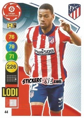 Cromo Lodi - Liga Santander 2020-2021. Adrenalyn XL - Panini