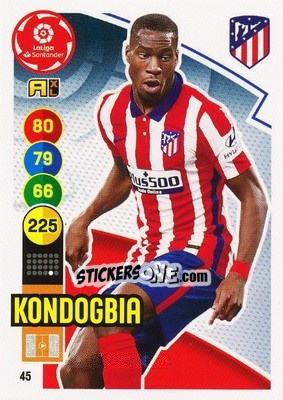 Sticker Kondogbia - Liga Santander 2020-2021. Adrenalyn XL - Panini