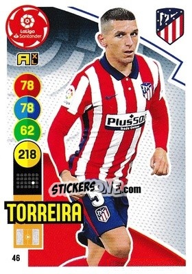 Sticker Torreira - Liga Santander 2020-2021. Adrenalyn XL n. 46 - Panini