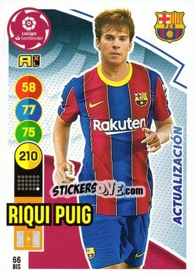 Cromo Riqui Puig