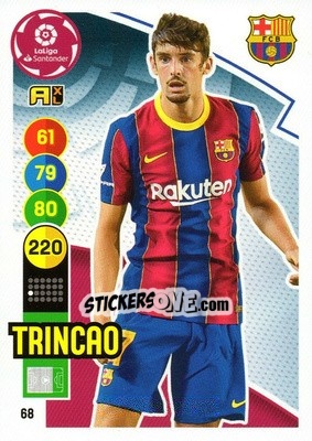 Figurina Trincao - Liga Santander 2020-2021. Adrenalyn XL - Panini