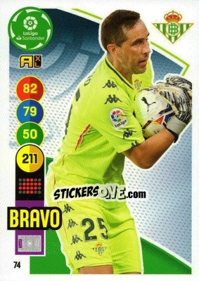 Sticker Bravo - Liga Santander 2020-2021. Adrenalyn XL n. 74 - Panini