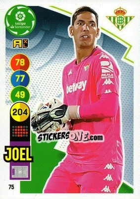 Cromo Joel - Liga Santander 2020-2021. Adrenalyn XL - Panini