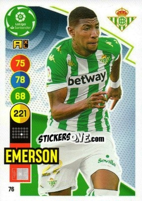 Cromo Emerson - Liga Santander 2020-2021. Adrenalyn XL - Panini