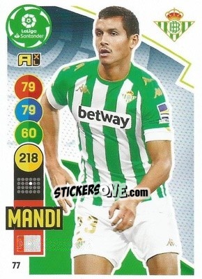 Sticker Mandi - Liga Santander 2020-2021. Adrenalyn XL - Panini
