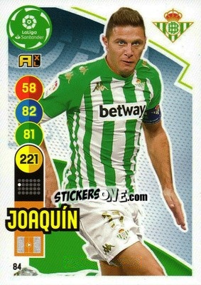 Sticker Joaquín - Liga Santander 2020-2021. Adrenalyn XL - Panini