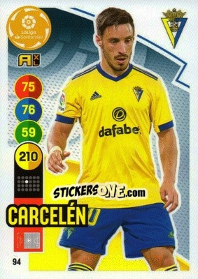 Cromo Carcelén - Liga Santander 2020-2021. Adrenalyn XL - Panini