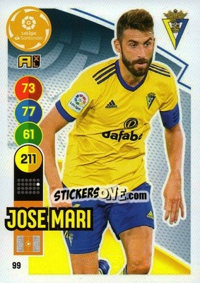 Sticker Jose Mari - Liga Santander 2020-2021. Adrenalyn XL - Panini