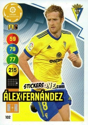 Cromo Álex Fernández - Liga Santander 2020-2021. Adrenalyn XL - Panini