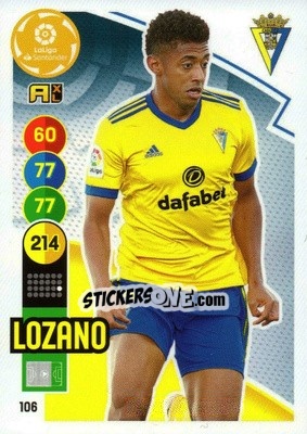 Figurina Lozano - Liga Santander 2020-2021. Adrenalyn XL - Panini