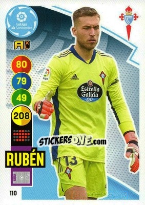 Figurina Rubén - Liga Santander 2020-2021. Adrenalyn XL - Panini