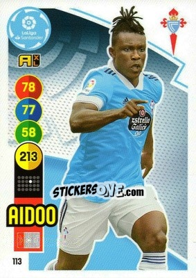 Cromo Aidoo - Liga Santander 2020-2021. Adrenalyn XL - Panini