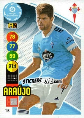Sticker Araujo - Liga Santander 2020-2021. Adrenalyn XL - Panini