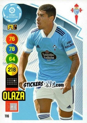 Cromo Olaza - Liga Santander 2020-2021. Adrenalyn XL - Panini