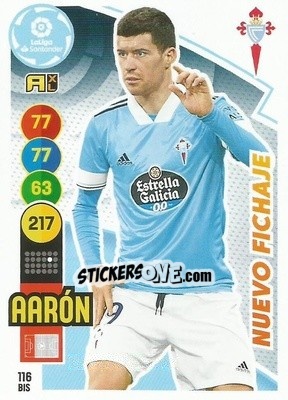 Sticker Aarón - Liga Santander 2020-2021. Adrenalyn XL - Panini