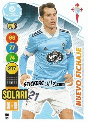 Figurina Solari - Liga Santander 2020-2021. Adrenalyn XL - Panini