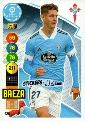 Figurina Baeza - Liga Santander 2020-2021. Adrenalyn XL - Panini