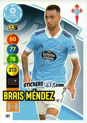 Figurina Brais Méndez - Liga Santander 2020-2021. Adrenalyn XL - Panini