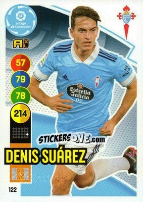 Cromo Denis Suárez - Liga Santander 2020-2021. Adrenalyn XL - Panini
