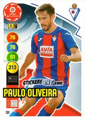 Figurina Paulo Oliveira - Liga Santander 2020-2021. Adrenalyn XL - Panini