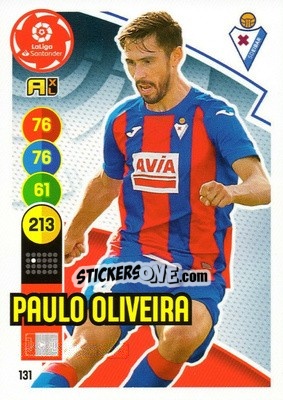 Sticker Paulo Oliveira - Liga Santander 2020-2021. Adrenalyn XL n. 131 - Panini