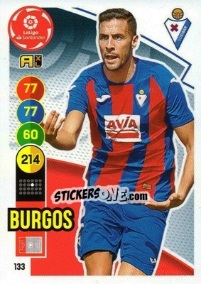 Sticker Burgos - Liga Santander 2020-2021. Adrenalyn XL - Panini