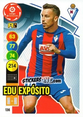 Sticker Edu Expósito - Liga Santander 2020-2021. Adrenalyn XL - Panini