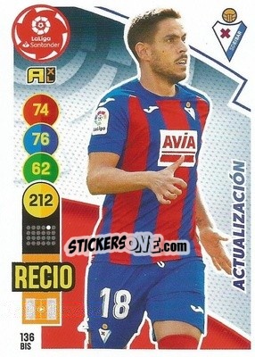 Cromo Recio - Liga Santander 2020-2021. Adrenalyn XL - Panini