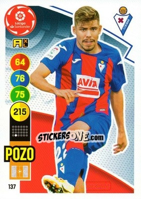 Sticker Pozo - Liga Santander 2020-2021. Adrenalyn XL - Panini