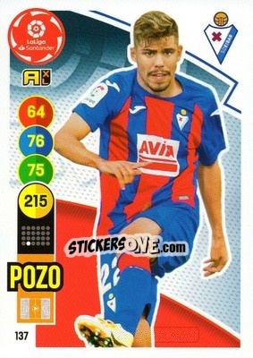 Figurina Pozo - Liga Santander 2020-2021. Adrenalyn XL - Panini