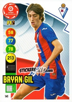 Sticker Bryan Gil - Liga Santander 2020-2021. Adrenalyn XL - Panini